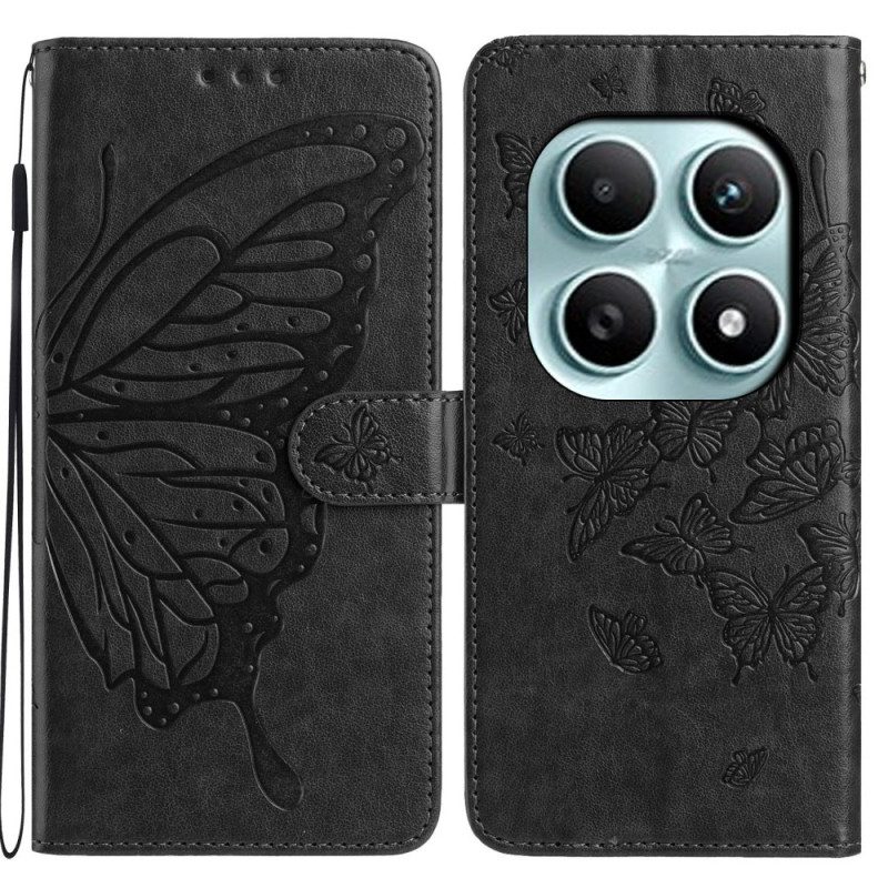 Fodral Xiaomi Redmi Note 15 5g Graverad Fjäril