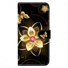 Fodral Xiaomi Redmi Note 15 5g Gyllene Blomma