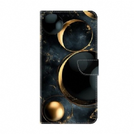 Fodral Xiaomi Redmi Note 15 5g Gyllene Ringar