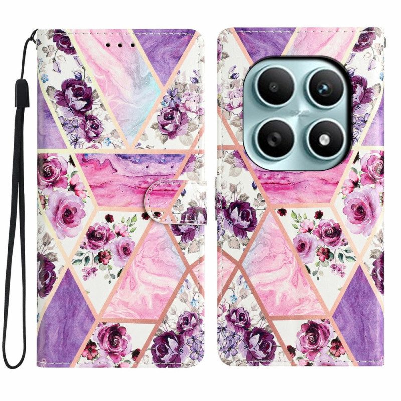 Fodral Xiaomi Redmi Note 15 5g Lila Marmor