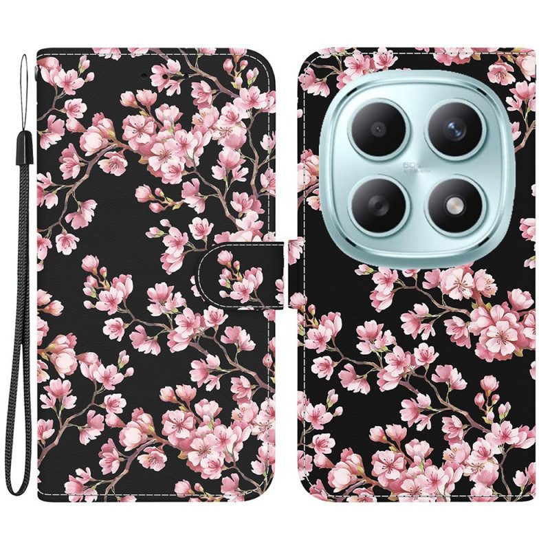 Fodral Xiaomi Redmi Note 15 5g Plommonblommor