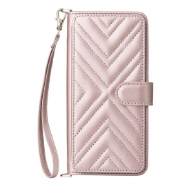 Fodral Xiaomi Redmi Note 15 5g Quiltad Med Axelrem Och Axelrem