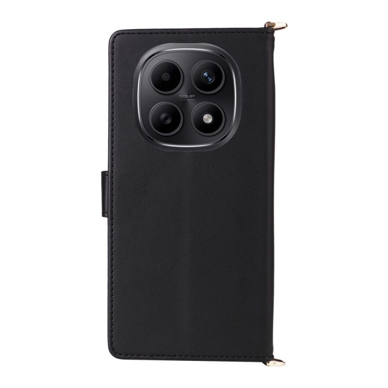 Fodral Xiaomi Redmi Note 15 5g Quiltad Med Axelrem Och Axelrem