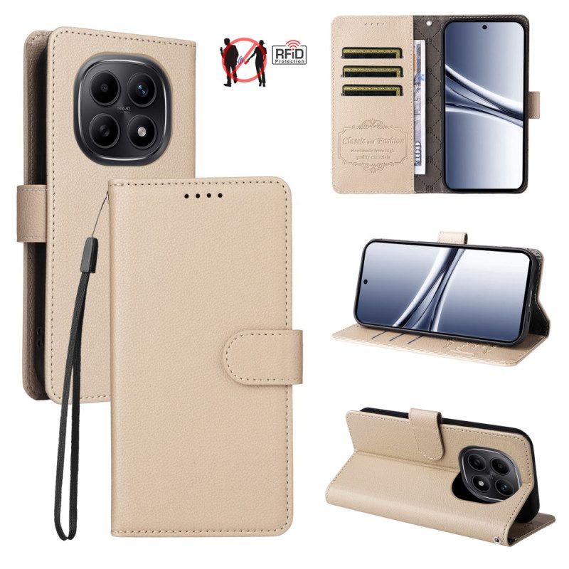 Fodral Xiaomi Redmi Note 15 5g Rfid-blockering Och Rem