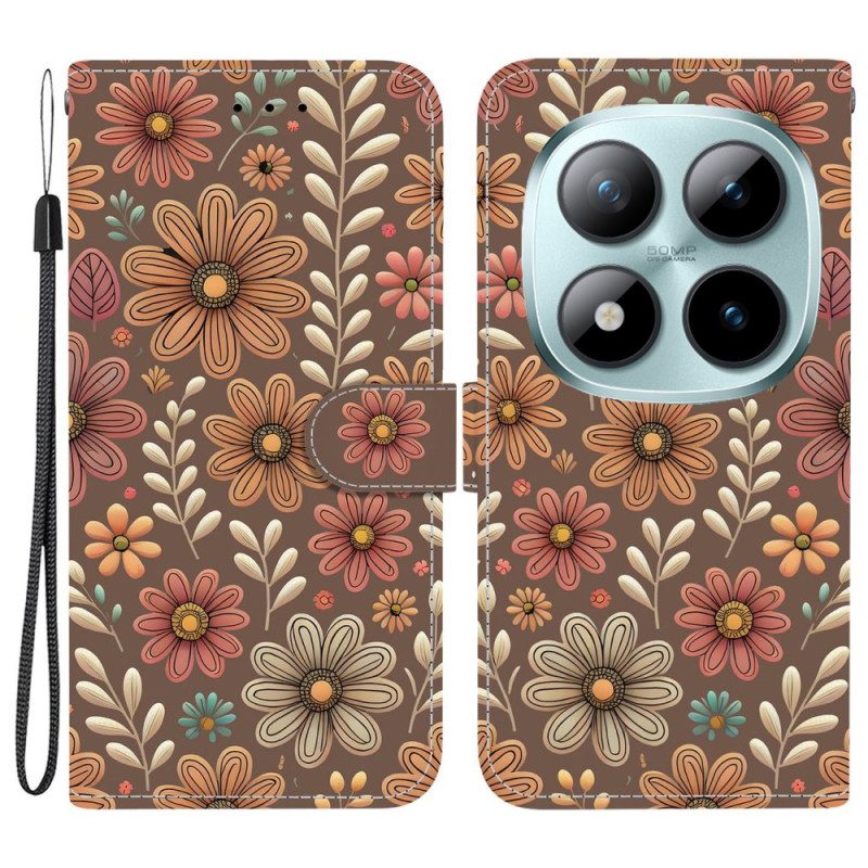 Fodral Xiaomi Redmi Note 15 Pro 5g Blommönster