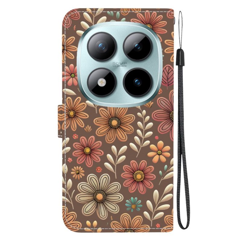 Fodral Xiaomi Redmi Note 15 Pro 5g Blommönster