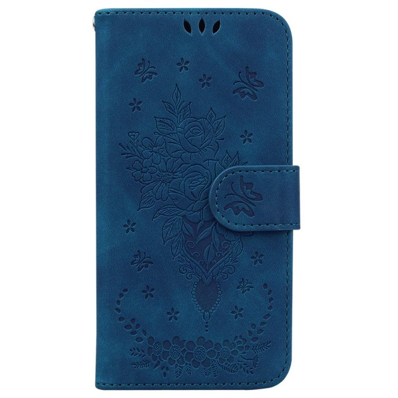 Fodral Xiaomi Redmi Note 15 Pro 5g Fjärilar Och Rosor