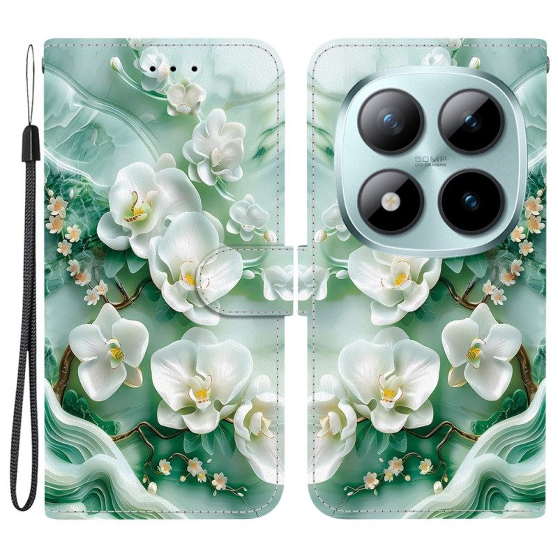 Fodral Xiaomi Redmi Note 15 Pro 5g Jadeblommor