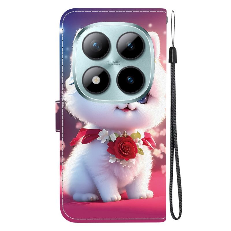 Fodral Xiaomi Redmi Note 15 Pro 5g Katt Och Rosor
