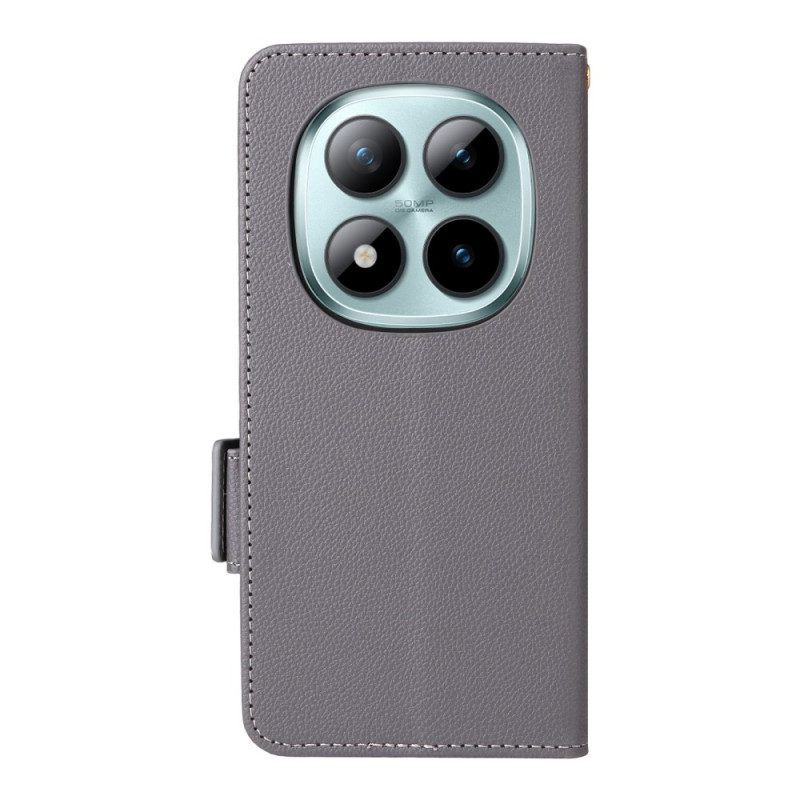 Fodral Xiaomi Redmi Note 15 Pro 5g Konstläder Med Rem