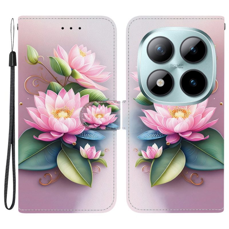 Fodral Xiaomi Redmi Note 15 Pro 5g Lotusmönster