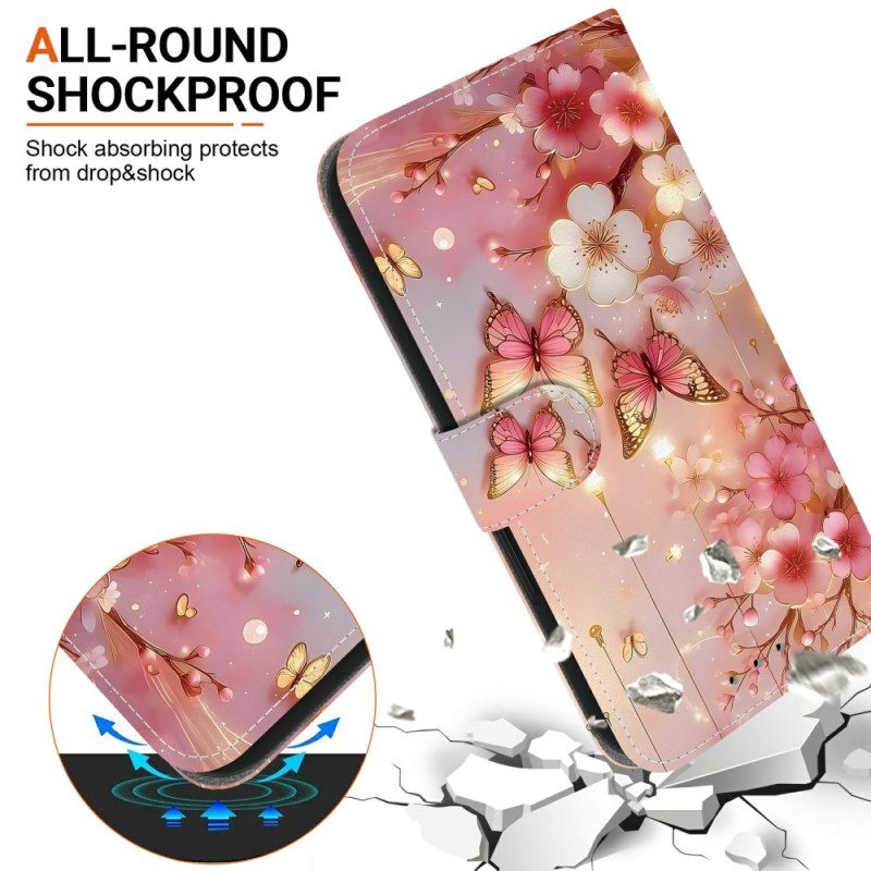 Fodral Xiaomi Redmi Note 15 Pro 5g Lyktfjärilar
