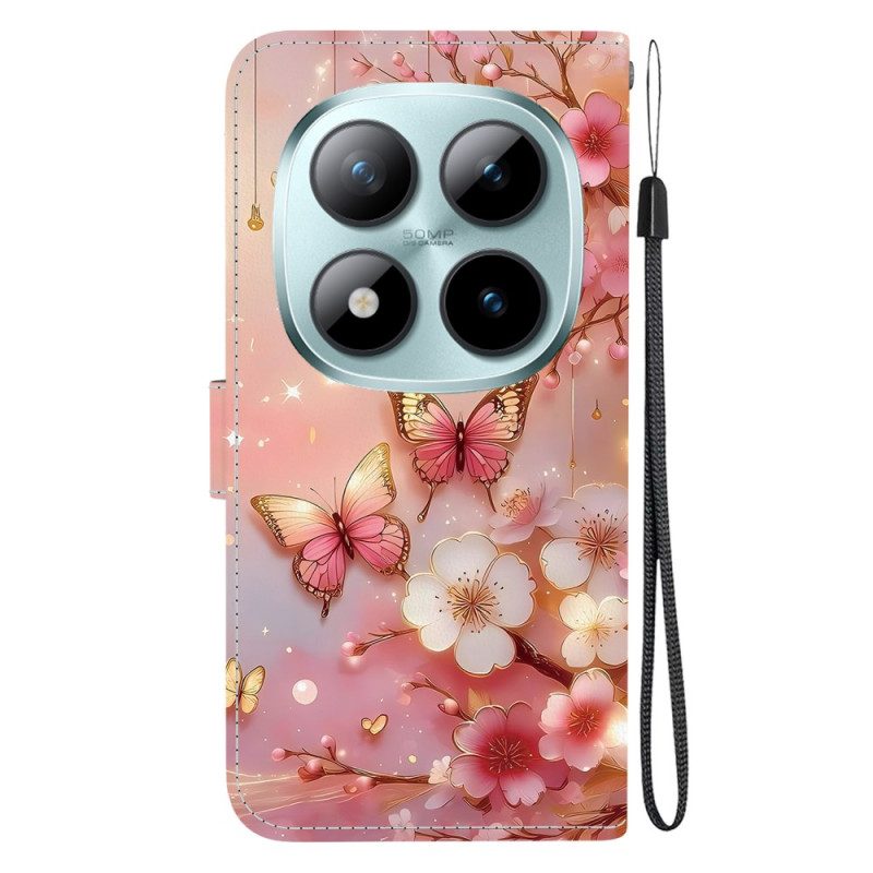 Fodral Xiaomi Redmi Note 15 Pro 5g Lyktfjärilar