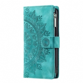 Fodral Xiaomi Redmi Note 15 Pro 5g Plånbok Med Mandala I Mockaeffekt