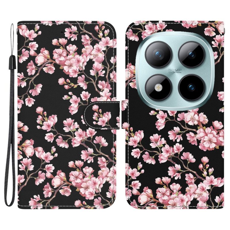 Fodral Xiaomi Redmi Note 15 Pro 5g Plommonblommor