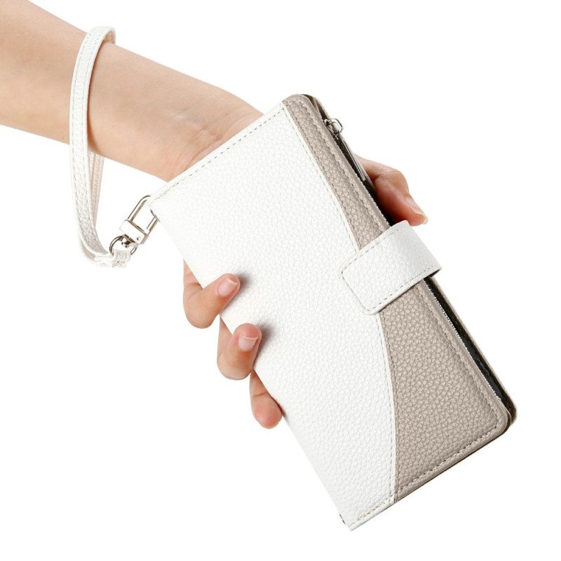 Fodral Xiaomi Redmi Note 15 Pro 5g Tvåfärgad Rem Och Axelrem