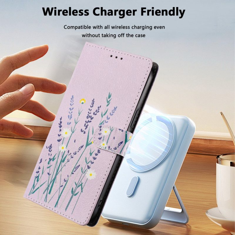 Fodral Xiaomi Redmi Note 15 Pro Plus 5g Lavendelmönster