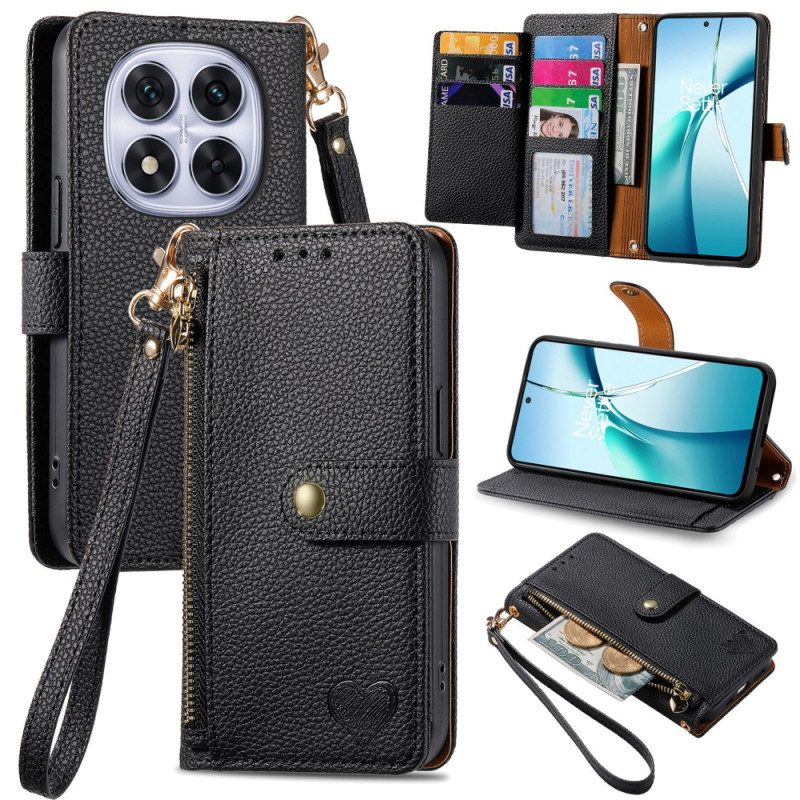Fodral Xiaomi Redmi Note 15 Pro Plus 5g Rfid-blockerande Hjärtdesign