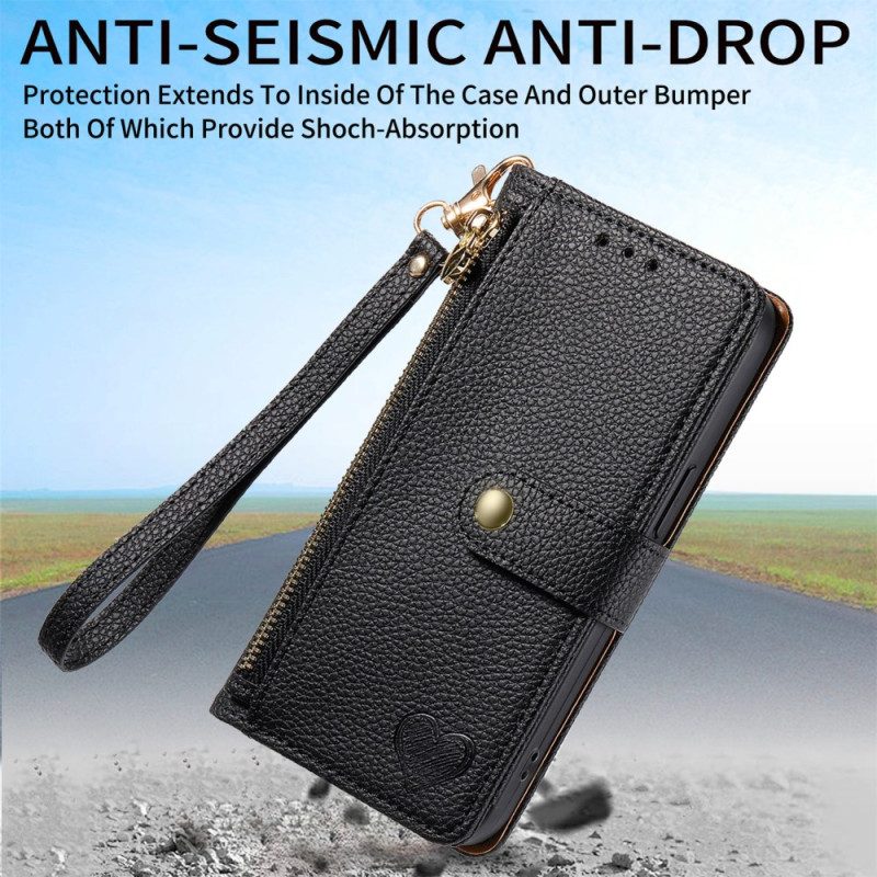Fodral Xiaomi Redmi Note 15 Pro Plus 5g Rfid-blockerande Hjärtdesign