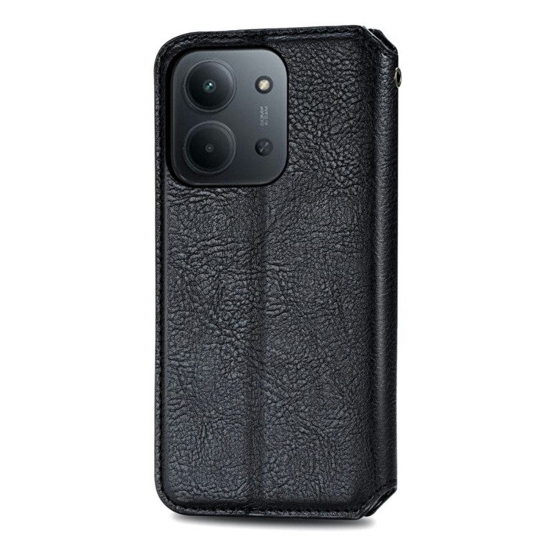 Folio-fodral För Poco C85 Mockaeffekt