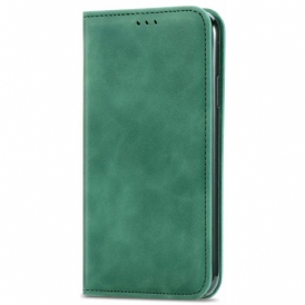 Folio-fodral För Poco M4 Pro 5G Läderfodral Skin-touch Classic