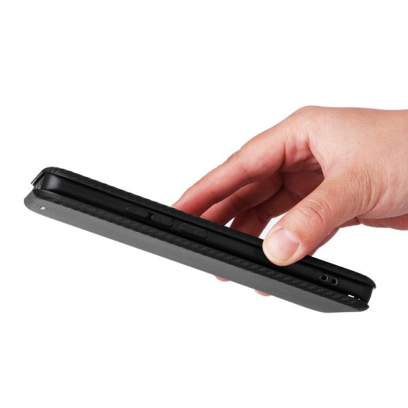 Folio-fodral För Poco X7 5g Kolfiber