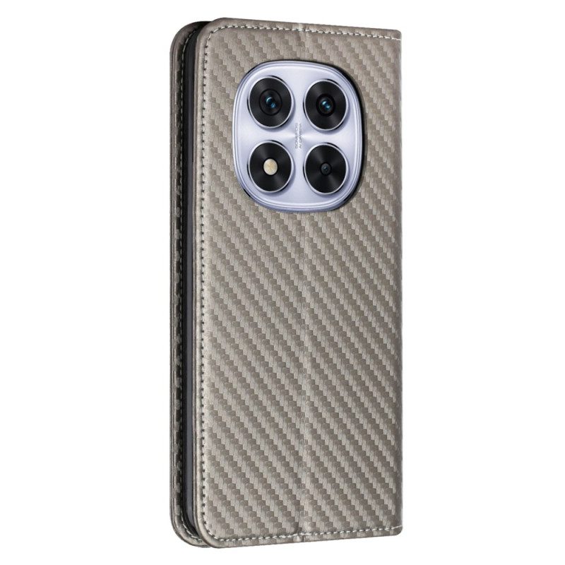 Folio-fodral För Poco X7 5g Kolfiberrem