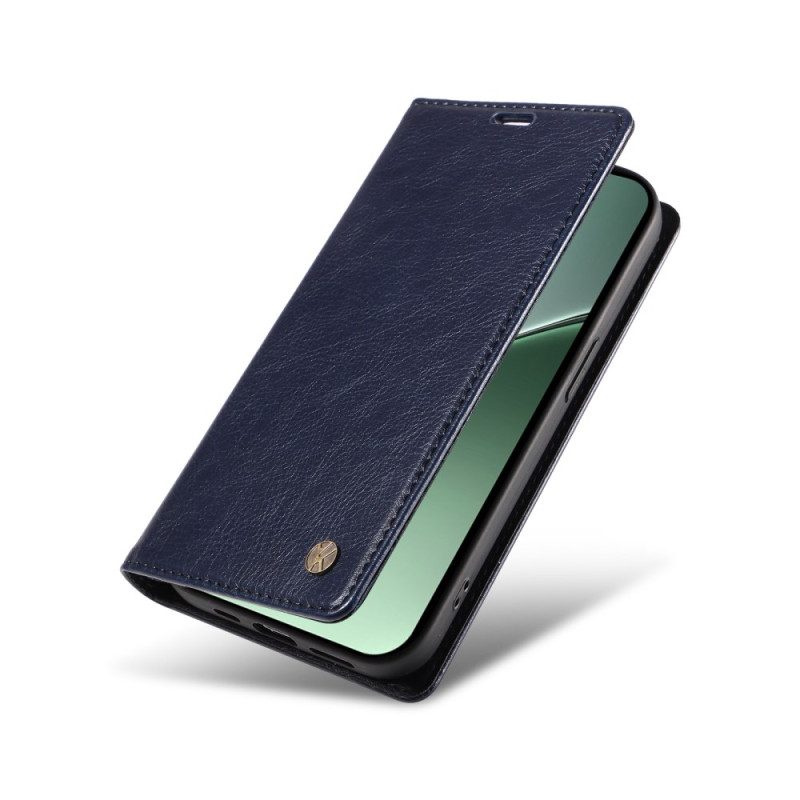 Folio-fodral För Xiaomi 15 Pro Yikatu Lädereffekt
