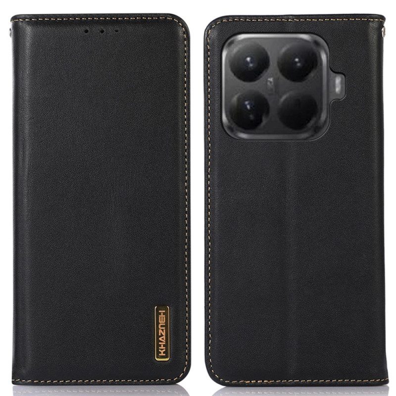 Folio-fodral För Xiaomi 15t Pro Läder Khazneh
