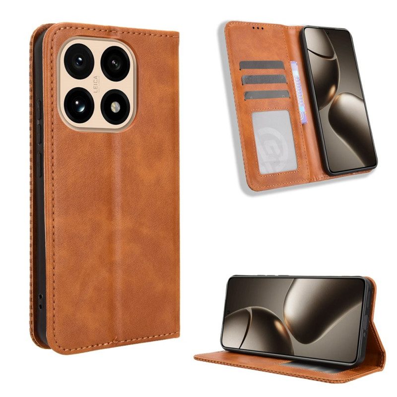 Folio-fodral För Xiaomi 15t Vintage-detaljer
