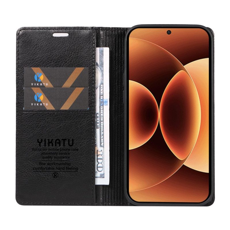 Folio-fodral För Xiaomi 17 Pro Max Vintage Yikatu