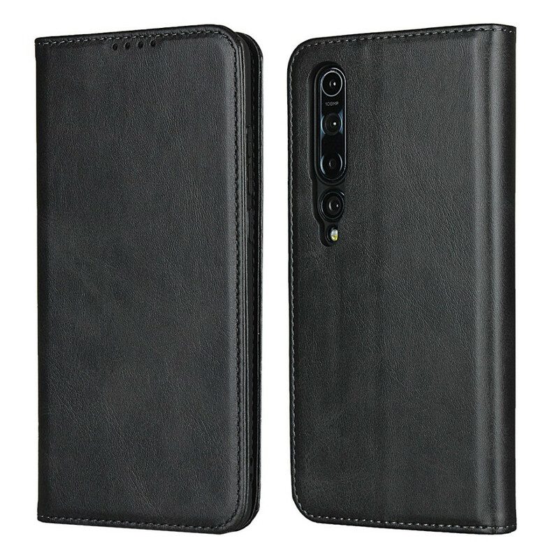 Folio-fodral För Xiaomi Mi 10 / 10 Pro Läderfodral Elegance Split Läder