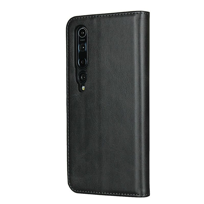 Folio-fodral För Xiaomi Mi 10 / 10 Pro Läderfodral Elegance Split Läder