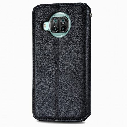 Folio-fodral För Xiaomi Mi 10T Lite / Redmi Note 9 Pro 5G Läderfodral Diamond Texture Lädereffekt