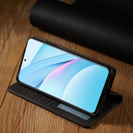 Folio-fodral För Xiaomi Mi 10T Lite / Redmi Note 9 Pro 5G Läderfodral Lädereffekt Forwenw