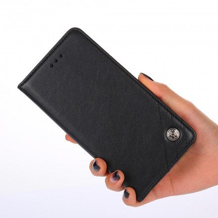 Folio-fodral För Xiaomi Mi 10T Lite / Redmi Note 9 Pro 5G Läderfodral Läderstil Med Nit