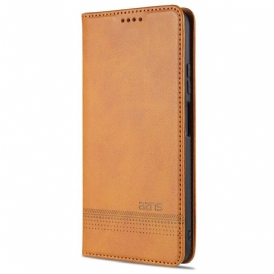 Folio-fodral För Xiaomi Mi 10T / 10T Pro Läderfodral Azns Läderstil