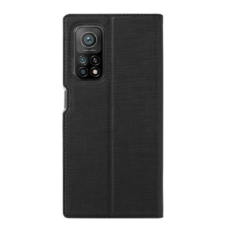 Folio-fodral För Xiaomi Mi 10T / 10T Pro Läderfodral Vili Dmx Texturerad