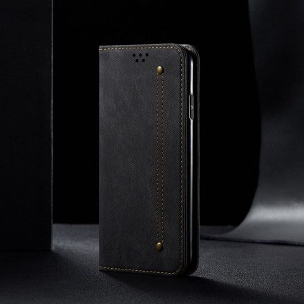 Folio-fodral För Xiaomi Mi 11 5G Läderfodral Denimtyg