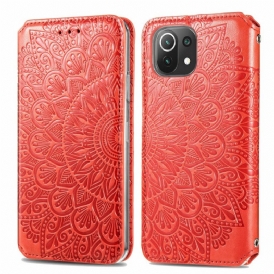 Folio-fodral För Xiaomi Mi 11 Lite 5G NE / Mi 11 Lite 4G / 5G Läderfodral Mandalas