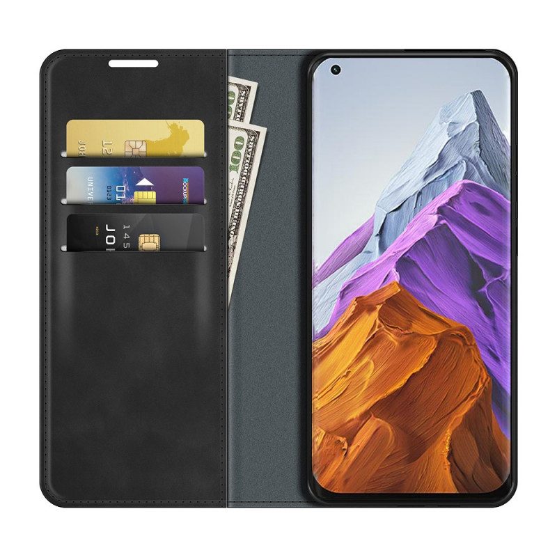 Folio-fodral För Xiaomi Mi 11 Pro Läderfodral Stil Läderdesign