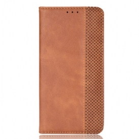 Folio-fodral För Xiaomi Mi 11 Pro Läderfodral Vintage Stiliserad Lädereffekt