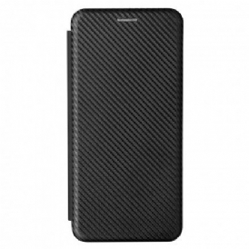 Folio-fodral För Xiaomi Mi 11 Ultra Läderfodral Kolfiber Med Stödring