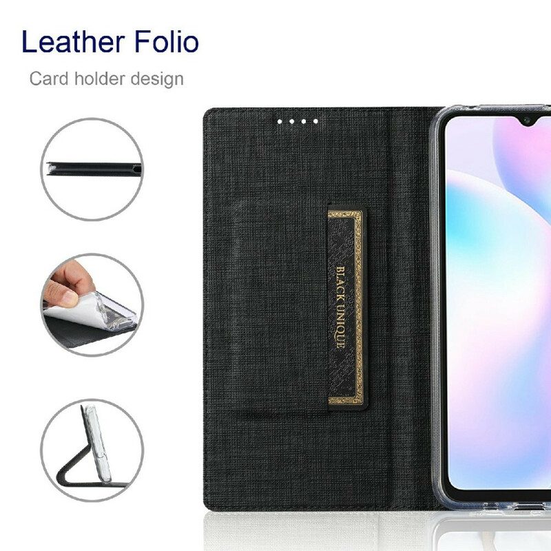 Folio-fodral För Xiaomi Mi 11 Ultra Läderfodral Texturerad Vili Dmk