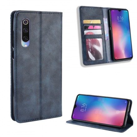 Folio-fodral För Xiaomi Mi 9 SE Läderfodral Matt Lädereffekt