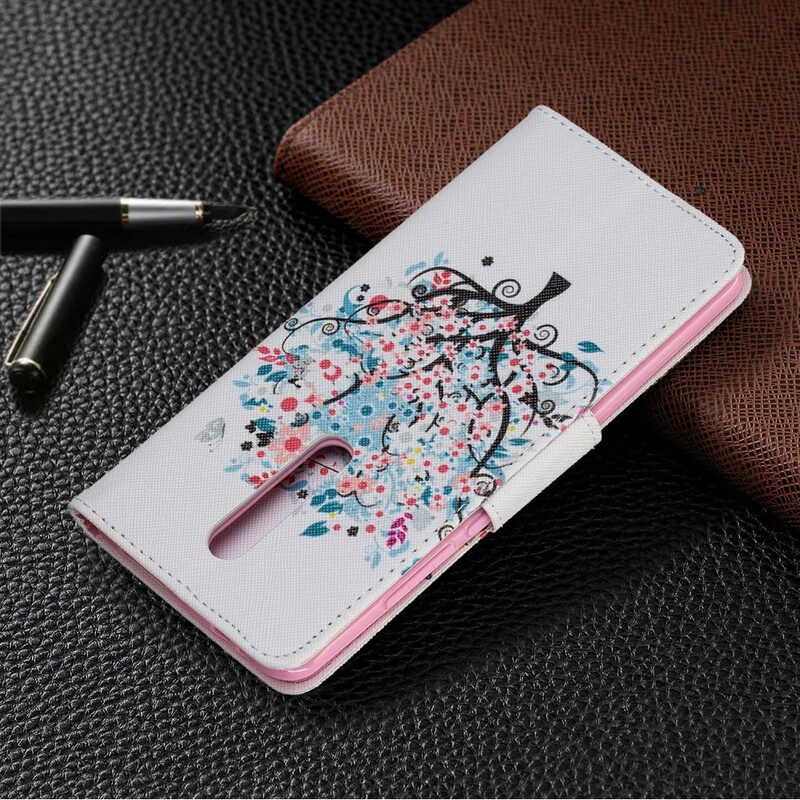 Folio-fodral För Xiaomi Mi 9T / Mi 9T Pro Blommigt Träd