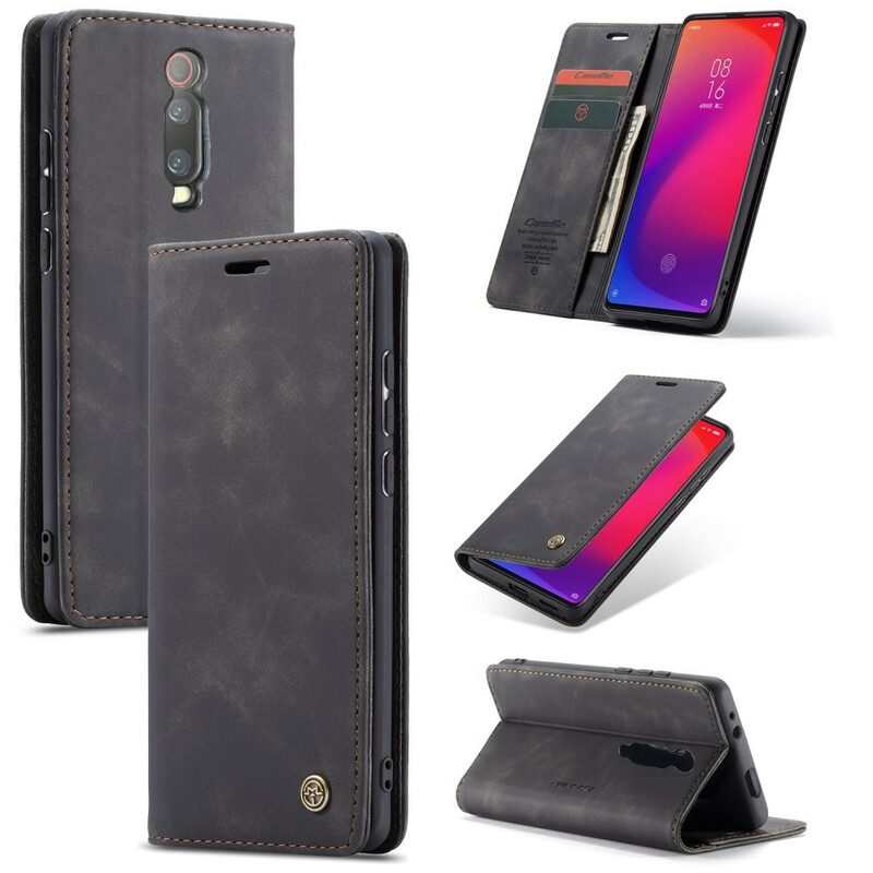 Folio-fodral För Xiaomi Mi 9T / Mi 9T Pro Läderfodral Caseme Konstläder