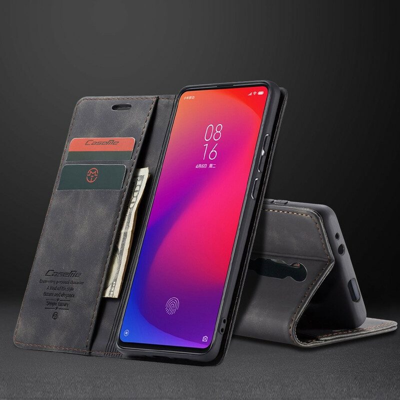 Folio-fodral För Xiaomi Mi 9T / Mi 9T Pro Läderfodral Caseme Konstläder