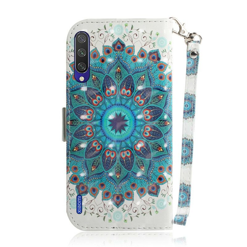 Folio-fodral För Xiaomi Mi A3 Med Kedjar Masterful Strappy Mandala