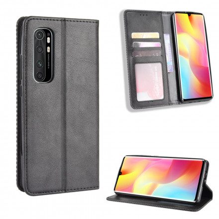 Folio-fodral För Xiaomi Mi Note 10 Lite Läderfodral Utformad Vintage Lädereffekt